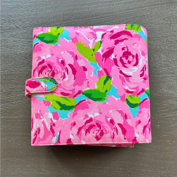 Lilly Pulitzer First Impressions Travel Jewelry Case with 4 compartments, 8”x8” - Picture 8 of 8